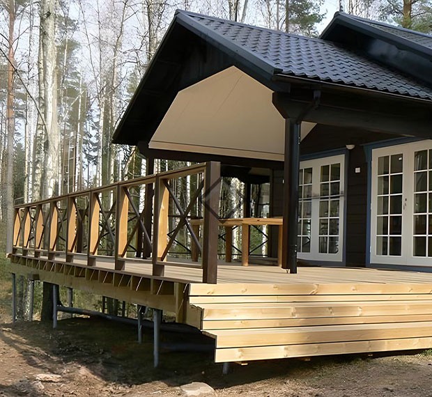 Винтовые сваи для крыльца в Херсоне