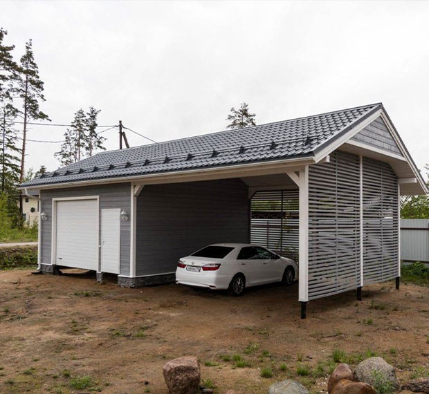 Монтаж винтовых свай под гараж в Херсоне